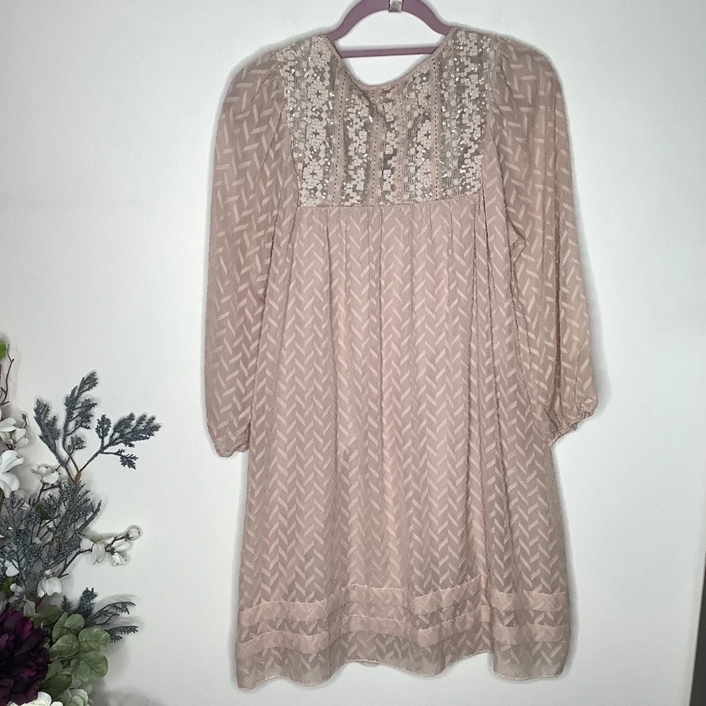 ANTHROPOLOGIE Anwen Peasant Prairie Dress {J30} - Picture 4 of 7